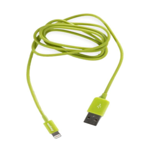 Buy ENERGIZER Classic Lightning Round Cable With 2.4A Fast Charging MFi certified Cable For Apple iPhone/iPod/iPad - Green at best price in Qatar.