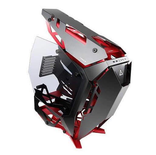 Antec TORQUE Black Red Aluminum ATX Mid Tower Computer Case 2