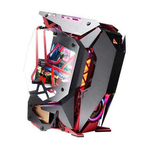 Antec TORQUE Black Red Aluminum ATX Mid Tower Computer Case 13