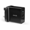 Anker 24W 2 Port USB Wall Charger - Black
