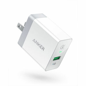 Anker PowerPort+ 1 with Quick Charge 3.0 Quick Charge 3.0, Anker 18W 3Amp USB Wall Charger - White