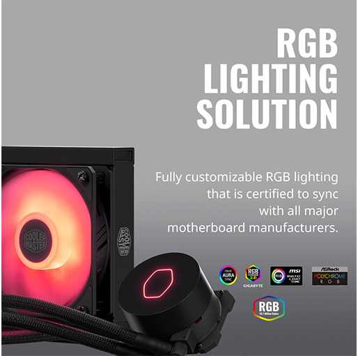 Cooler Master MasterLiquid ML120L V2 RGB CPU Liquid Cooler