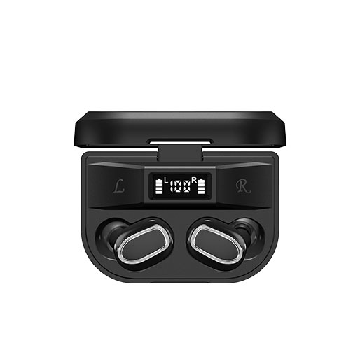 Energizer UB2607 True Wireless Stereo In-Ear Earbuds Bluetooth 5.0, Waterproof With 2600mAh Digital Display Charging Case black