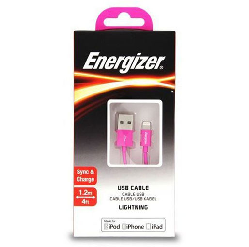 Energizer C11UBLIGPK4 Classic USB Lightning Cable - Pink
