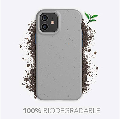 tech21 Eco Slim for Apple iPhone 12 and 12 Pro - Mushroom Grey