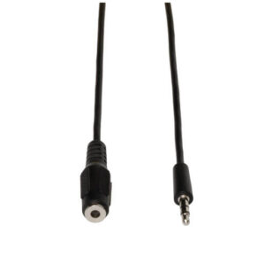 Buy Tripp Lite 3.5mm Mini Stereo Audio Extension Cable for Speakers and Headphones (M/F), 6 ft. (1.83 m) at best price in Qatar.