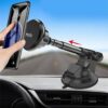 Buy Yesido C41 Telescopic Magnetic Car Phone Holder Stand Dashboard Windshield Sucker Car Mount Holder For iPhone Samsung Car Holder at best price in Qatar.