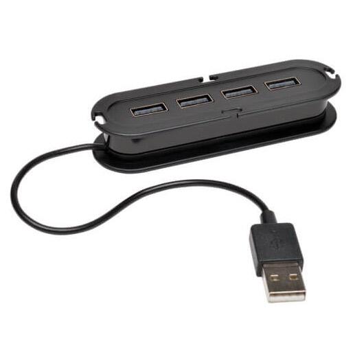 Buy Tripp Lite 4-Port USB 2.0 Ultra-Mini Compact Hub with Power Adapter at best price in Qatar.