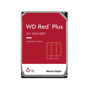 Buy WD Red Plus 6TB NAS Hard Disk Drive - 5400 RPM Class SATA 6Gb/s, CMR, 64MB Cache, 3.5 Inch at best price in Qatar.