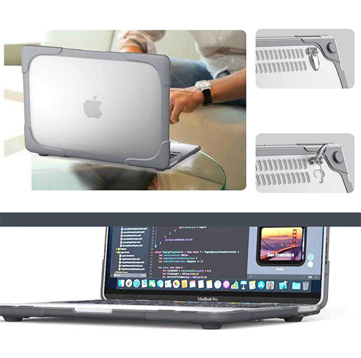 Green Shockproof Case for Mackbook Air 13" (2020)