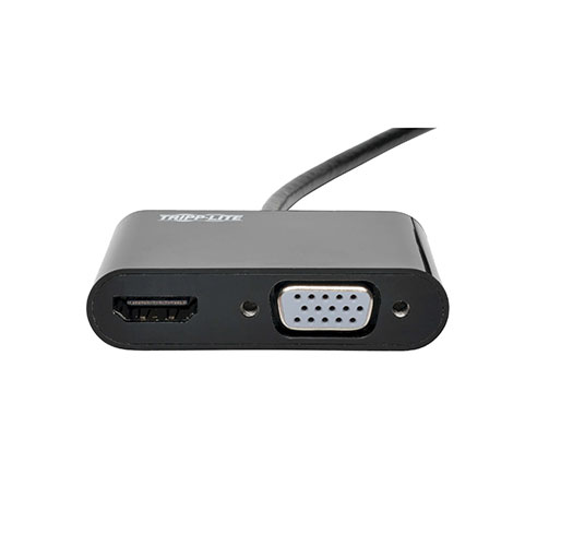 Tripp Lite DisplayPort to VGA/HDMI All-in-One Converter Adapter, DP ver 1.2, 4K 30 Hz HDMI, 50 Pack