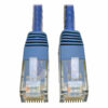 Tripp Lite Cat6 Gigabit Molded (UTP) Ethernet Cable (RJ45 MM), Blue, 15 ft. (4.57 m)
