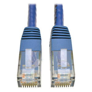 Tripp Lite Cat6 Gigabit Molded (UTP) Ethernet Cable (RJ45 MM), Blue, 15 ft. (4.57 m)