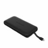 RAVPower Power Bank 10000mAh with Built-in Lightning Cable Black