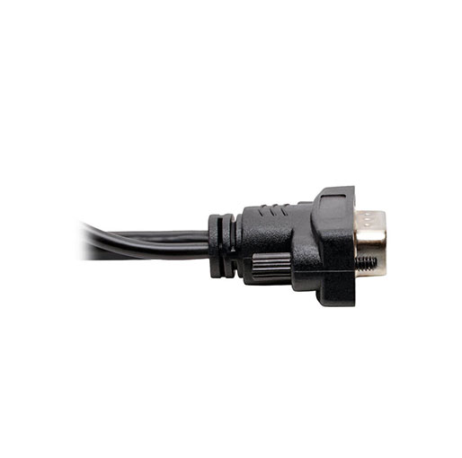 Tripp Lite HDMI to VGA + Audio Active Adapter and Converter Cable, HDMI to Low-Profile HD15 + 3.5mm (M/M), 15 ft. (4.57 m)