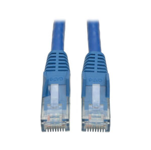 Tripp Lite Cat6 Gigabit Snagless Molded (UTP) Ethernet Cable (RJ45 MM), Blue, 5 ft. (1.52 m)