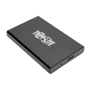 Tripp Lite USB 3.0 SuperSpeed External 2.5 in. SATA Hard Drive Enclosure with Built-In Cable and UASP Support