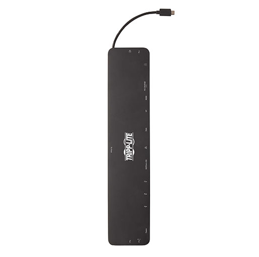 Tripp Lite USB-C Dock - 4K HDMI, VGA, USB 3.2 Gen 1, USB-A/C Hub, GbE, Memory Card, 100W PD Charging