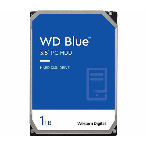WD Blue 1TB Desktop Hard Disk Drive - 7200 RPM SATA 6Gb/s 64MB Cache 3.5 Inch