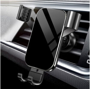 YESIDO C87 Elegant Tempered Glass Panel Car Air Vent Mobile Phone Holder Aluminum Alloy Gravi