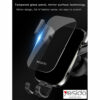 YESIDO C87 Elegant Tempered Glass Panel Car Air Vent Mobile Phone Holder Aluminum Alloy Gravi