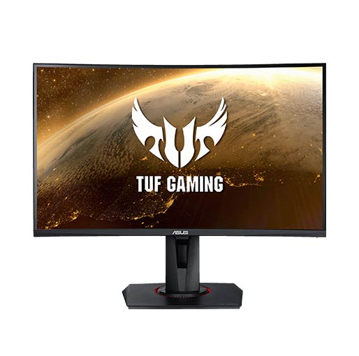 Buy Asus TUF Gaming VG27VQ Curved Gaming Monitor – 27 inch Full HD (1920x1080), 165Hz (above 144Hz), Extreme Low Motion Blur™, Adaptive-sync, Freesync™ Premium,1ms (MPRT) at best price in Qatar.