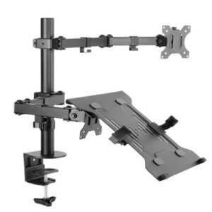 Buy Skill Tech Monitor Arm With Laptop Holder at best price in Qatar.