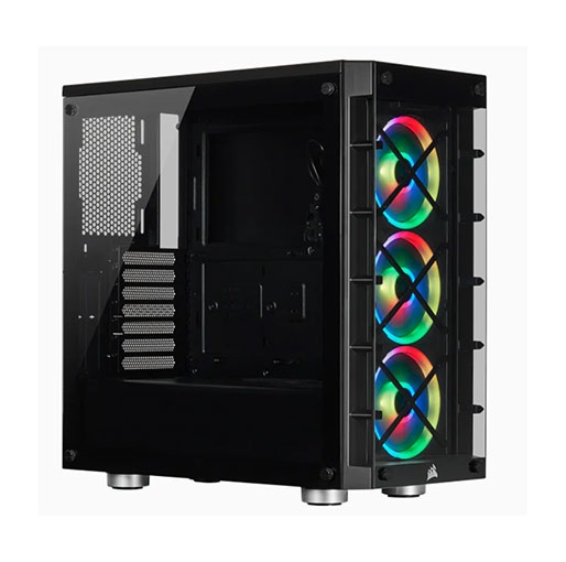 Buy Corsair iCUE 465X RGB Mid-Tower ATX Smart Case — Black at best price in Qatar.