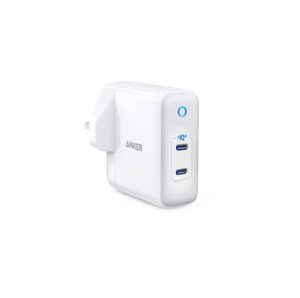 Buy Anker PowerPort III Duo 2-Ports USB-C Power Adapter – White at best price in Qatar.