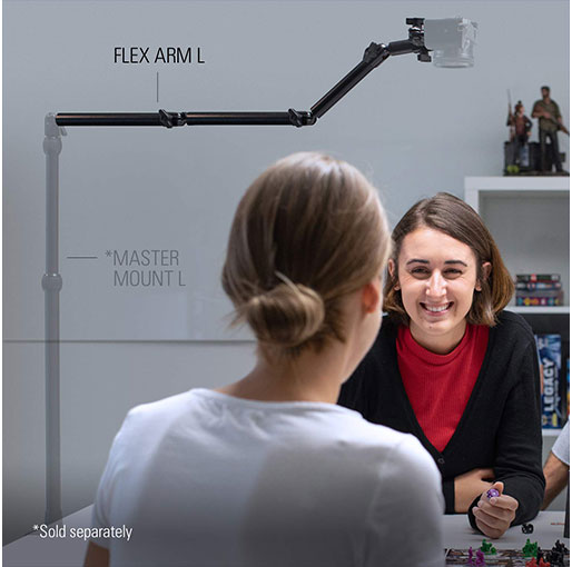 Corsair Elgato Flex Arm Kit, Four Steel Tubes with Ball Joints - Compatible with All Elgato Multi Mount Accessories - Black