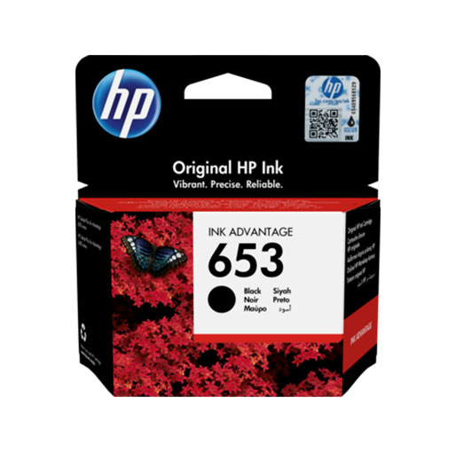 HP 653 Black Ink Cartridge