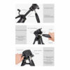 Jmary KP-2234 Professional Aluminium Tripod for All DSLR Cameras (Black)