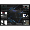 Twisted Minds GDTS-4 RGB Gaming Desk - Black/Blue