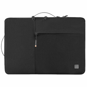 WiWU Alpha Double Layer Sleeve Handbag With Handle for 14 inch Laptop - Black