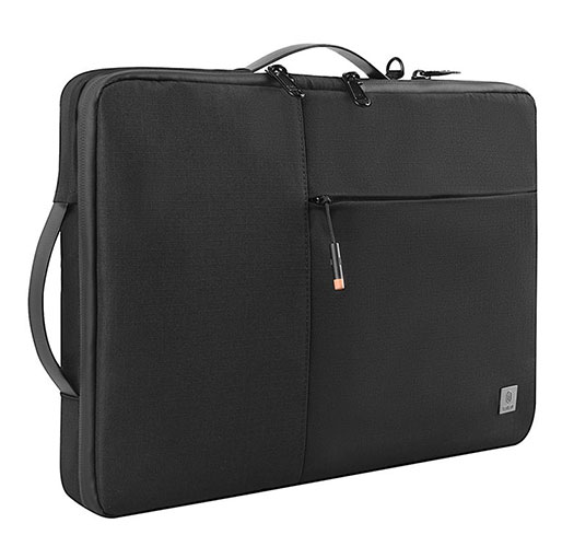 WiWU Alpha Double Layer Sleeve Handbag With Handle for 16 inch Laptop - Black