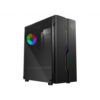 Buy MSI MAG VAMPIRIC 010 Mid Tower Gaming Computer Case 'Black, 1x 120mm Argb Fan, Mystic Light Sync, Tempered Glass Panel, ATX, mATX, Mini-ITX' at best price in Qatar.