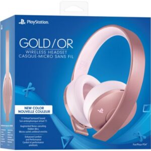 PlayStation Gold Wireless Headset Rose Gold - PlayStation 4