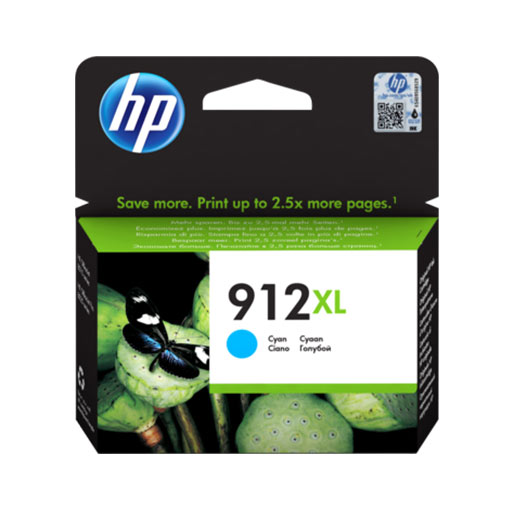 Buy HP 912XL High Yield Cyan Original Ink Cartridge at best price in Qatar.