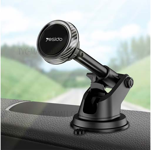 Buy YESIDO C67 Universal Dashboard Magnetic Retractable Car Phone Holder Mount Stand for 4-7.9in at best price in Qatar.