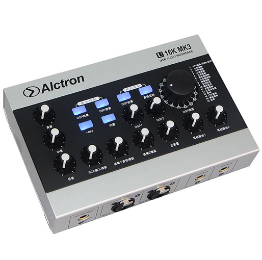 Alctron U16K MK3 USB Audio Recording Interface Microphone External USB Sound Card Amplifier wRCA Cable for cellphone PC Laptop