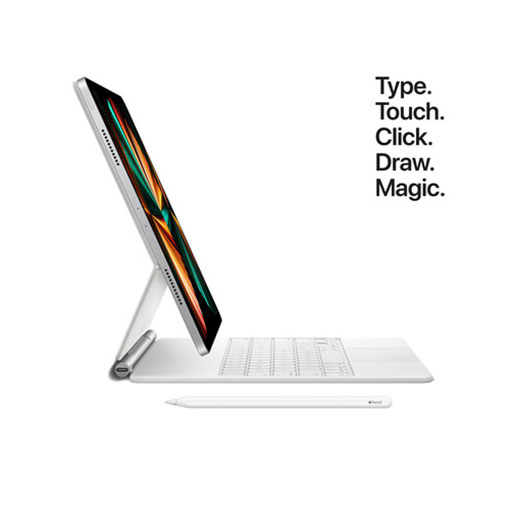 Apple 12.9 iPad Pro M1 Chip (Mid 2021, 128GB, Wi-Fi Only, Silver)