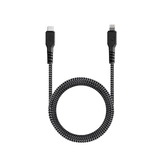 Energea Fibra Tough USB-C To Lightning Cable, 1.5M