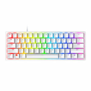 Razer Huntsman Mini 60% Optical Gaming Keyboard with Linear Red Switch, Mercury White