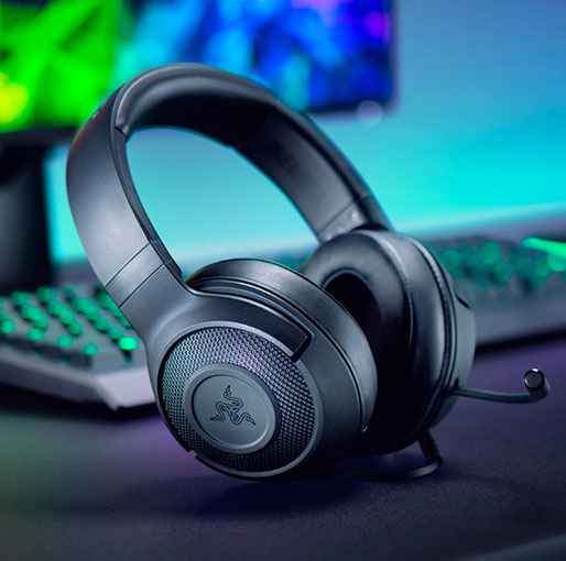 Razer Kraken X Multi-Platform Wired Gaming Headset - Black 