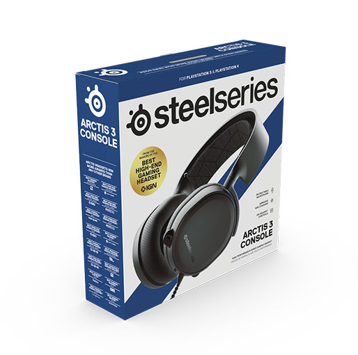 Steel Series Arctis 3 HS-00010 Gaming Headphone - Black