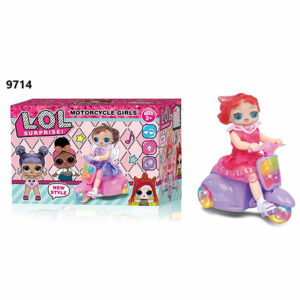 B-O Bump And Go Tricycle Doll With Light Music