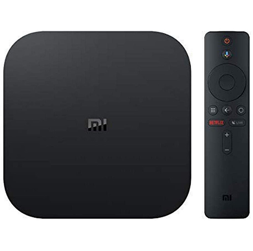 Buy Xiaomi Mi Box S with 4K HDR Android TV Streaming Media Player Google Assistant Remote Official International Version - Black at best price in Qatar.