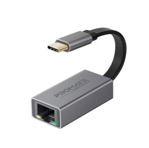 Buy Promate GigaLink-C High Speed USB-C to Gigabit Ethernet Adapter at best price in Qatar.