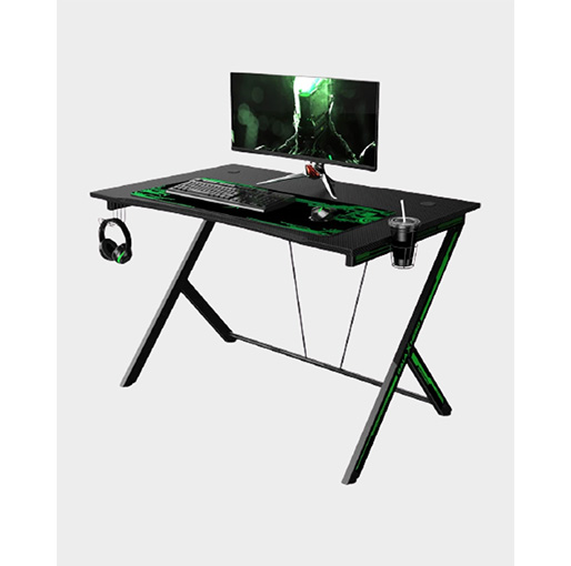 Buy GalaxHero GH-D-002 Gaming Desk – Black/Green at best price in Qatar.