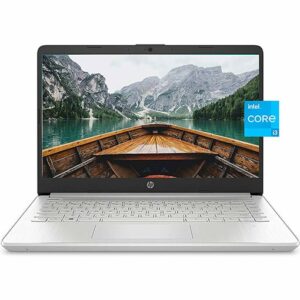 Buy HP 14 Laptop, 11th Gen Intel Core i3-1115G4, 4 GB RAM, 256 GB SSD Storage, 14-inch Full HD Display, Windows 10 in S Mode at best price in Qatar.